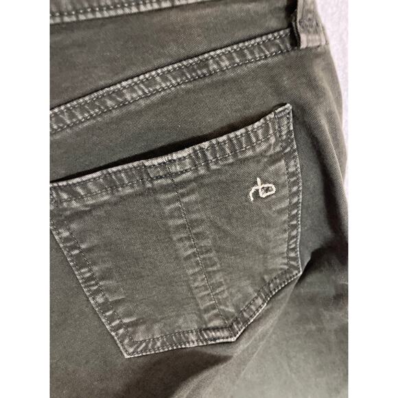 Rag & Bone Dark Olive Skinny Jeans Women’s Size 26 – Premium Designer Denim - Picture 5 of 7